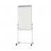 Bi-Office White Portable Duo Board and Flipchart Easel EA4724075 BQ50075