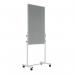 Bi-Office White Portable Duo Board and Flipchart Easel EA4724075 BQ50075