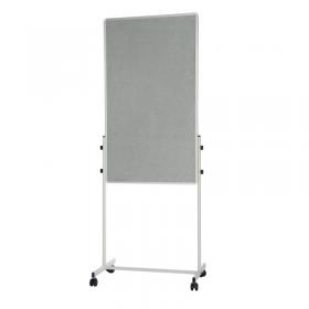 Bi-Office White Portable Duo Board and Flipchart Easel EA4724075 BQ50075