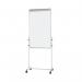 Bi-Office White Portable Duo Board and Flipchart Easel EA4724075 BQ50075