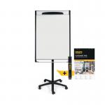 Bi-Office Mastervision Magnetic Mobile Easel Black 70x100cm EA48066720 BQ50467