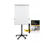 Bi-Office Classic Magnetic Mobile Easel BlackGrey 70x100cm EA4806175 BQ50617