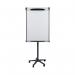 A photograph of Bi-Silque Flipchart Easels & Pads Bi-Office Mobile Magnetic Flipchart Easel shows a sturdy and mobile easel with a large, magnetic writing surface measuring 700x1000mm. The easel also features an adjustable height for comfortable use, and comes with convenient flipchart pads for easy note-taking and presentations. The sleek design and high-quality materials make this easel a practical and professional addition to any office or meeting space.