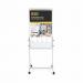 Duo Easel Grey Felt and Magn 70x120