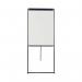 Bi-Office Classic Non-Magnetic Footbar Easel Black 70x100cm EA2300007 BQ50992