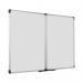 Bi-Office Maya Trio Magnetic Lacquered Steel Surface Aluminium Frame 120x90cm TR02020509170 BQ51207