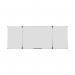 Bi-Office Maya Trio Magnetic Lacquered Steel Surface Aluminium Frame 120x90cm TR02020509170 BQ51207