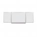 Bi-Office Infinity Trio Magnetic Lacquered Steel Surface Aluminium Frame 120x90cm TR02020509770 BQ51977