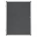 Bi-Office Enclore Felt Lockable Glazed Case Aluminium Frame Grey Felt 1160x35x981mm VT640103150 BQ52005