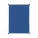 Bi-Office Enclore Felt Indoor Lockable Glazed Case 720x981x35mm Blue VT630107150 BQ52071