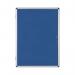 Bi-Office Enclore Felt Indoor Lockable Glazed Case 720x981x35mm Blue VT630107150 BQ52071