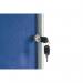 Bi-Office Enclore Felt Indoor Lockable Glazed Case 720x981x35mm Blue VT630107150 BQ52071