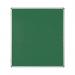 Bi-Office Enclore Display Case Green Felt Acrylic Aluminium Frame 20xA4 VT740102150 BQ52072