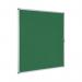 Bi-Office Enclore Display Case Green Felt Acrylic Aluminium Frame 20xA4 VT740102150 BQ52072