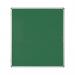 Bi-Office Enclore Display Case Green Felt Acrylic Aluminium Frame 20xA4 VT740102150 BQ52072
