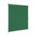 Bi-Office Enclore Display Case Green Felt Acrylic Aluminium Frame 20xA4 VT740102150 BQ52072