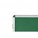 Bi-Office Enclore Display Case Green Felt Acrylic Aluminium Frame 20xA4 VT740102150 BQ52072