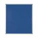 Bi-Office Enclore Display Case Blue Felt Acrylic Aluminium Frame 20xA4 VT740107150 BQ52074