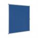 Bi-Office Enclore Display Case Blue Felt Acrylic Aluminium Frame 20xA4 VT740107150 BQ52074