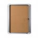 Bi-Office Mastervision Display Case Cork Glass Door Aluminium Frame 9xA4 VT630501750 BQ52090