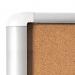 Bi-Office Mastervision Display Case Cork Glass Door Aluminium Frame 9xA4 VT630501750 BQ52090
