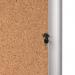 Bi-Office Mastervision Display Case Cork Glass Door Aluminium Frame 9xA4 VT630501750 BQ52090