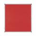 Bi-Office Enclore Display Case Red Felt Acrylic Aluminium Frame 12xA4 VT660105150 BQ52247