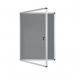 Bi-Office Enclore Felt Indoor Lockable Glazed Case 720x981x35mm Grey VT630103150 BQ52303