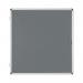 Bi-Office Enclore Display Case Grey Felt Acrylic Aluminium Frame 12xA4 VT660103150 BQ52315