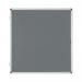 Bi-Office Enclore Display Case Grey Felt Acrylic Aluminium Frame 12xA4 VT660103150 BQ52315