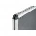 Bi-Office Enclore Display Case Grey Felt Acrylic Aluminium Frame 12xA4 VT660103150 BQ52315