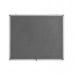 Bi-Office Enclore Fire Retardant Grey Lockable Door Top Hinged 15xA4 ST380102150 BQ52385