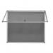 Bi-Office Enclore Fire Retardant Grey Lockable Door Top Hinged 12xA4 ST370102150 BQ52390