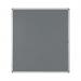 Bi-Office Enclore Display Case Grey Felt Acrylic Aluminium Frame 20xA4 VT740103150 BQ52403