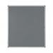 Bi-Office Enclore Display Case Grey Felt Acrylic Aluminium Frame 20xA4 VT740103150 BQ52403