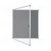 Bi-Office Enclore Display Case Grey Felt Acrylic Aluminium Frame 20xA4 VT740103150 BQ52403