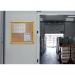 Bi-Office Ultrabrite Cork Display Case Acrylic Yellow Aluminium Frame 12xA4 VT6601611511 BQ52470