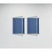 Bi-Office Enclore Felt Indoor Lockable Glazed Case 1160x981x35mm Blue VT640107150 BQ52471