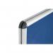 Bi-Office Enclore Felt Indoor Lockable Glazed Case 1160x981x35mm Blue VT640107150 BQ52471