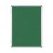 Bi-Office Enclore Display Case Green Felt Acrylic Aluminium Frame 9xA4 VT630102150 BQ52500
