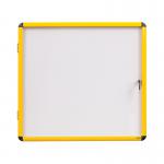 Bi-Office Ultrabrite Display Case Acrylic Yellow Frame 94x129cm - 16 x A4 VT9501601511 BQ52504