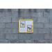 Bi-Office Ultrabrite Display Case Acrylic Yellow Frame 94x129cm - 16 x A4 VT9501601511 BQ52504