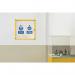 Bi-Office Ultrabrite Display Case Acrylic Yellow Frame 94x129cm - 16 x A4 VT9501601511 BQ52504