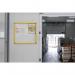 Bi-Office Ultrabrite Display Case Acrylic Yellow Frame 94x129cm - 16 x A4 VT9501601511 BQ52504