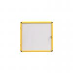 Bi-Office Ultrabrite Magnetic Display Case Acrylic Yellow Aluminium Frame 6xA4 VT6201601511 BQ52512