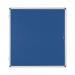 Bi-Office Enclore Display Case Blue Felt Acrylic Aluminium Frame 12xA4 VT660107150 BQ52600