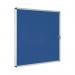 Bi-Office Enclore Display Case Blue Felt Acrylic Aluminium Frame 12xA4 VT660107150 BQ52600