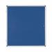 Bi-Office Enclore Display Case Blue Felt Acrylic Aluminium Frame 12xA4 VT660107150 BQ52600
