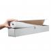 Bi-Office Flipchart Paper Roll 35 metres Long White 70gsm Paper (Pack of 5) FL0522105 BQ55522