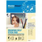 Bi-office Self Stick Mastervision Drawing Pad Plain FL1226407R BQ55984